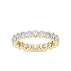 Blair 2 ctw Round LGD Half Bezel Set Eternity Band