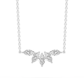 3/4 ctw Marquise LGD Five-Stone Necklace - 16 to 18 Inches