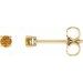Round 4-Prong Lightweight Stud Earrings