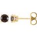Round 4-Prong Lightweight Stud Earrings
