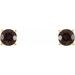 Round 4-Prong Lightweight Stud Earrings