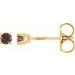 Round 4-Prong Lightweight Stud Earrings