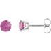 Round 4-Prong Lightweight Stud Earrings