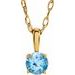Youth Birthstone Necklace or Pendant