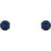 Round 4-Prong Lightweight Stud Earrings
