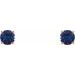 Round 4-Prong Lightweight Stud Earrings