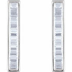 Baguette Bar Earrings