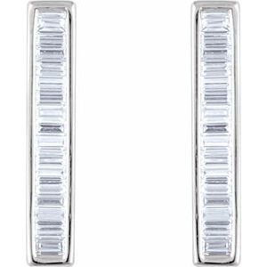 Baguette Bar Earrings