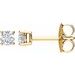 Round 4-Prong Stud Earrings