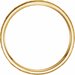 Milgrain Edge Comfort-Fit Flat Band with Hammer Finish