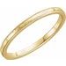 Milgrain Edge Comfort-Fit Flat Band with Hammer Finish