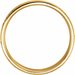Milgrain Edge Comfort-Fit Flat Band with Hammer Finish