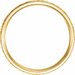 Milgrain Edge Comfort-Fit Flat Band with Hammer Finish