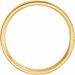 Milgrain Edge Comfort-Fit Flat Band with Hammer Finish