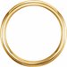 Milgrain Comfort-Fit Half Round Band
