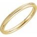 Milgrain Comfort-Fit Half Round Band