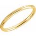 Milgrain Comfort-Fit Half Round Band