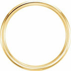 Milgrain Comfort-Fit Half Round Band