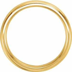 Milgrain Comfort-Fit Half Round Band