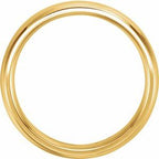 Milgrain Comfort-Fit Half Round Band