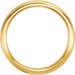 Milgrain Comfort-Fit Half Round Band