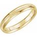 Milgrain Comfort-Fit Half Round Band