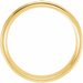 Double Milgrain Edge Comfort-Fit Half Round Band