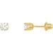Round 4-Prong Inverness® Piercing Stud Earrings