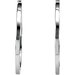 Hinged Square Tube Hoop Earrings