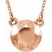 Faceted Circle Necklace