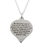 My Beautiful Child™ Heart Necklace by Susan Howard
