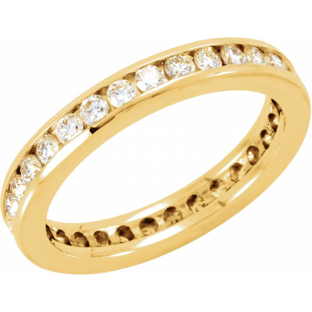Channel-Set Eternity Band
