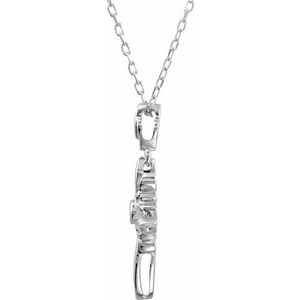 Accented Cross Necklace