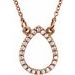 Teardrop Necklace or Center
