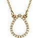 Teardrop Necklace or Center
