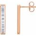 Baguette Bar Earrings