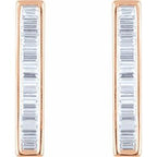 Baguette Bar Earrings