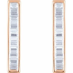 Baguette Bar Earrings
