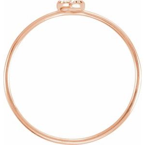 Petite Heart Cluster Ring