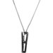 Diamond Double Circle Necklace or Pendant