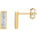 Baguette Bar Earrings
