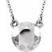 Faceted Circle Necklace