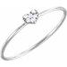 Petite Heart Cluster Ring