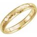 Comfort-Fit Half Round Band with Hammer Finish