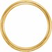 Comfort-Fit Half Round Band with Hammer Finish