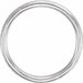 Comfort-Fit Half Round Band with Hammer Finish