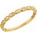 Milgrain Stackable Ring