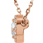 Halo-Style Necklace or Pendant