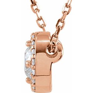 Halo-Style Necklace or Pendant