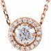 Halo-Style Necklace or Pendant